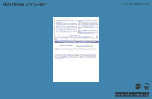 Kontoauszug der Maine Ocean Communities Federal Credit Union (USA) im Word- und PDF-Format, 3 Seiten, Beispielvorschau
